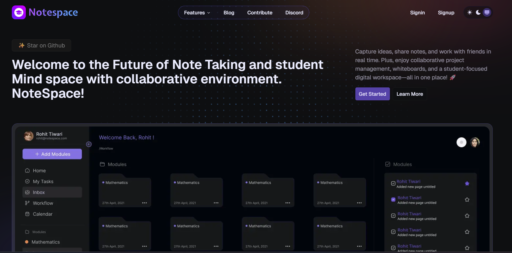 NoteSpace