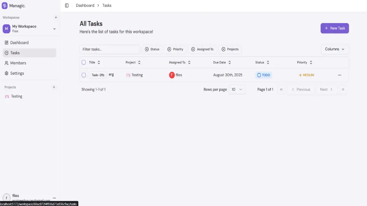Project Management System